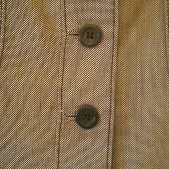 Brown Button-Down Skirt - Picture 4 of 10